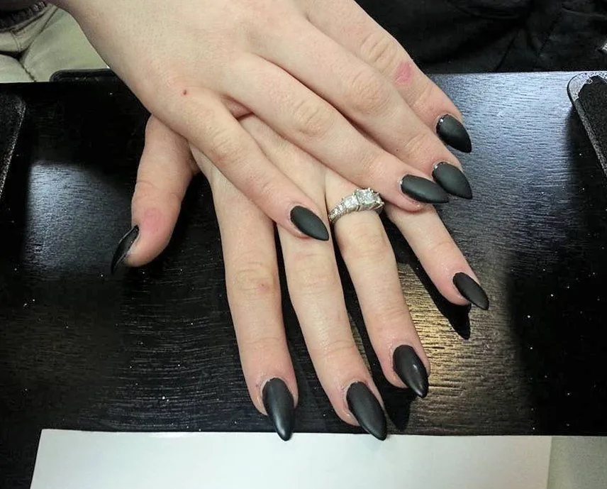 Custom acrylic nails nail salon Commack NY